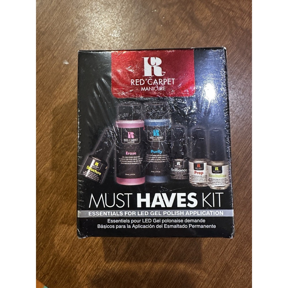 Red Carpet Manicure MUST HAVES KIT LED Gel Nail Polish